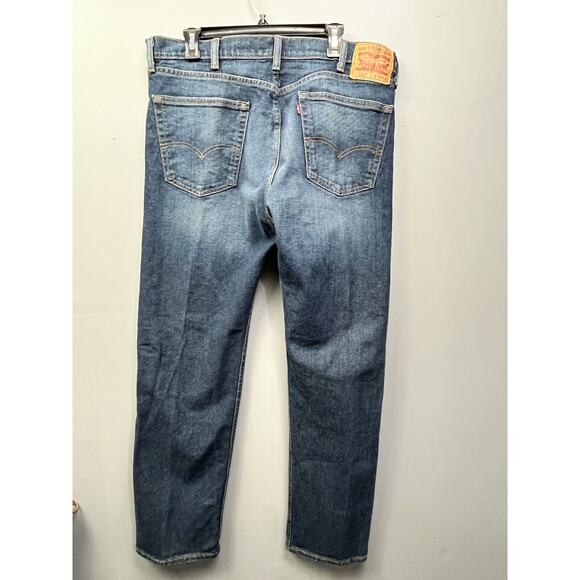 Levi's 505 Denim Jeans Mens size 38x32 Dark wash - Picture 2 of 8